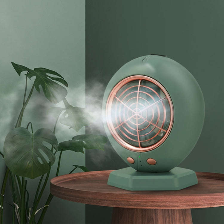 Home Office Portable Desktop Spray Fan Air Cooler, Spec: Plug-in Model(White)