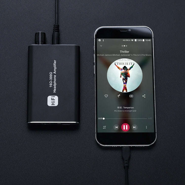 Portable Bass Adjustable Headphone Amplifier