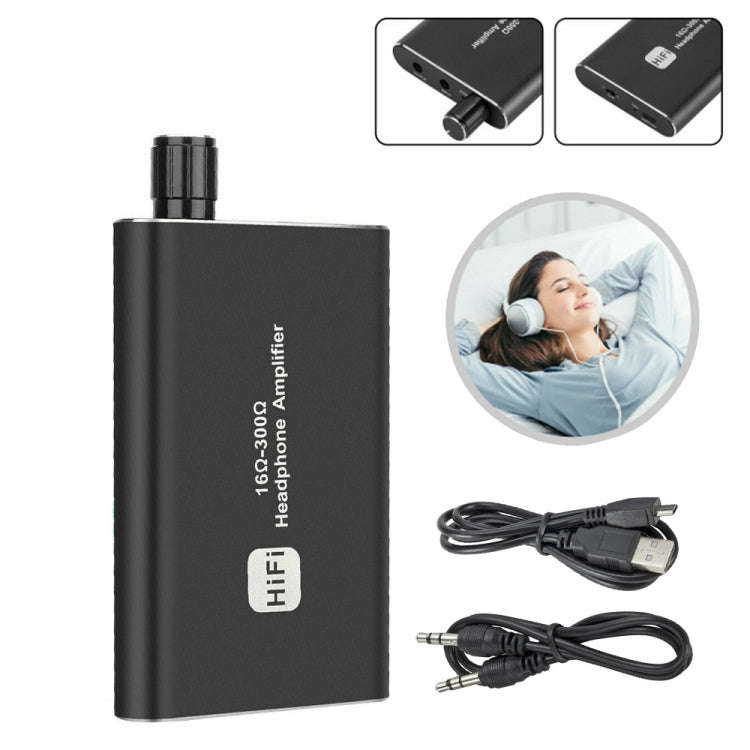 Portable Bass Adjustable Headphone Amplifier