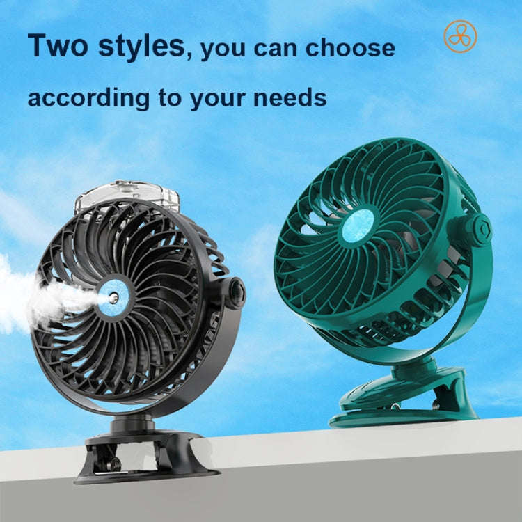 USB Charging Desktop Clip Style Cooling Fan, Spec: Spray (Pink)