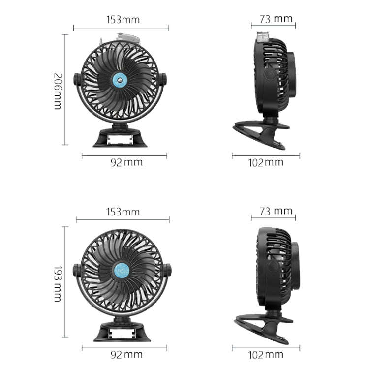USB Charging Desktop Clip Style Cooling Fan, Spec: Spray (Pink)