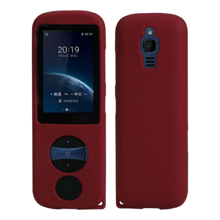 Silicone Storage Case For iFLYTEK Translator 3.0(Wine Red)