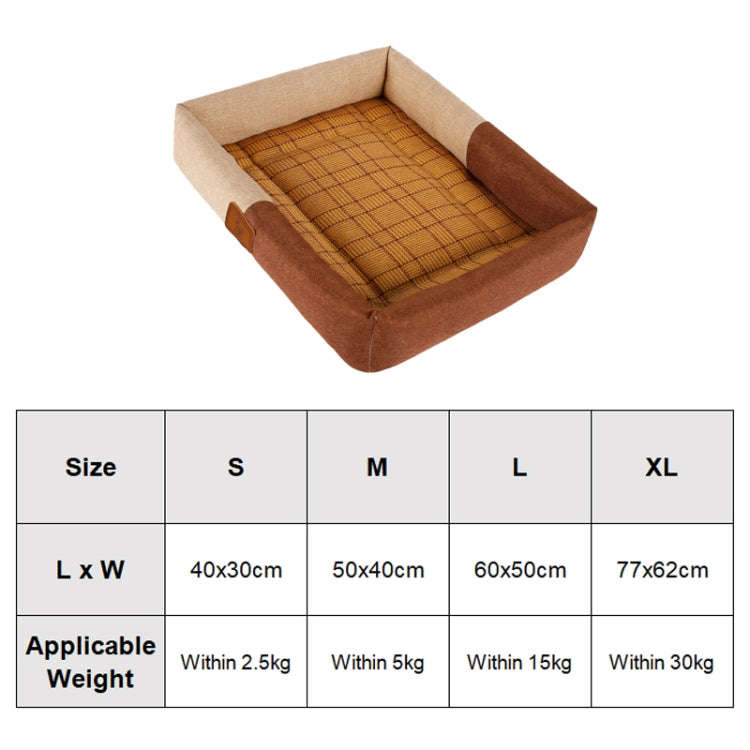 YD-XD03 Summer Pet Breathable Cooler Mat Pet Bed, Size: 40x30cm(Gray Blue)