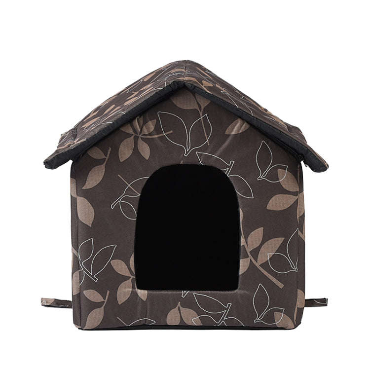 Outdoor Waterproof Oxford Cloth Pet Nest Pet Tent, Size: S(Leaves)