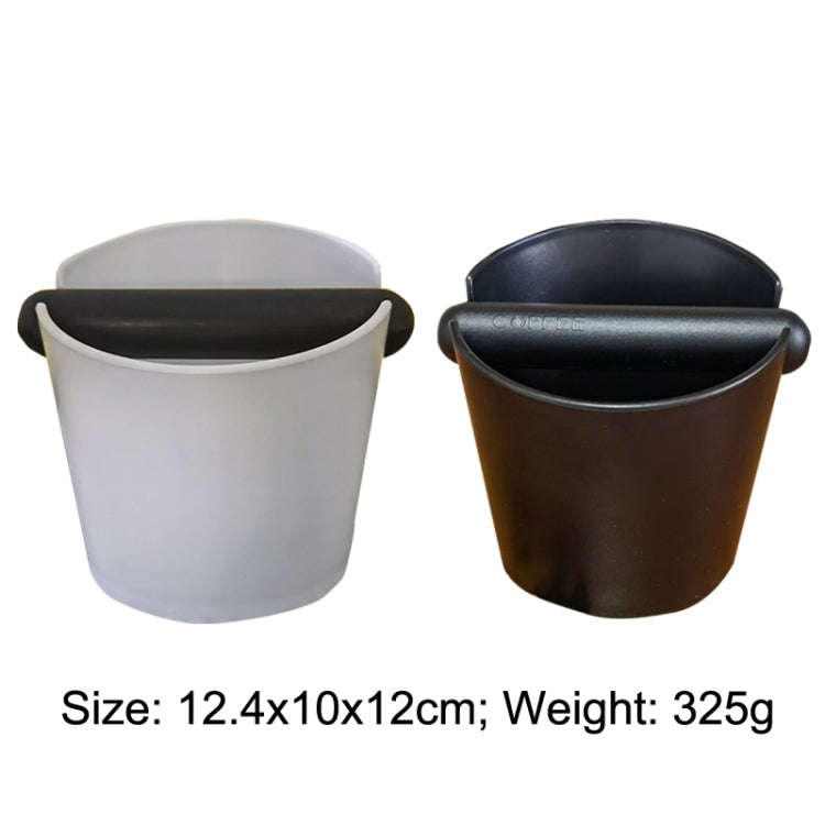 Coffee Knocking Grounds Bucket Waste Grounds Basin Grounds Box, Style:, Color: B Model (Black)