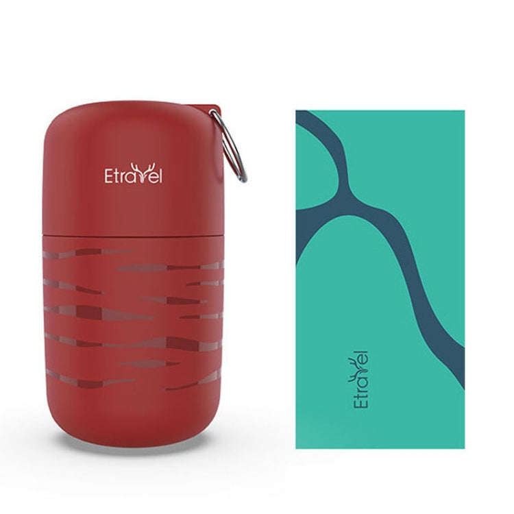 Etravel Sports Quick-drying Towel Double-sided Fleece Bath Towel, Color: Large Red+Bath Towel
