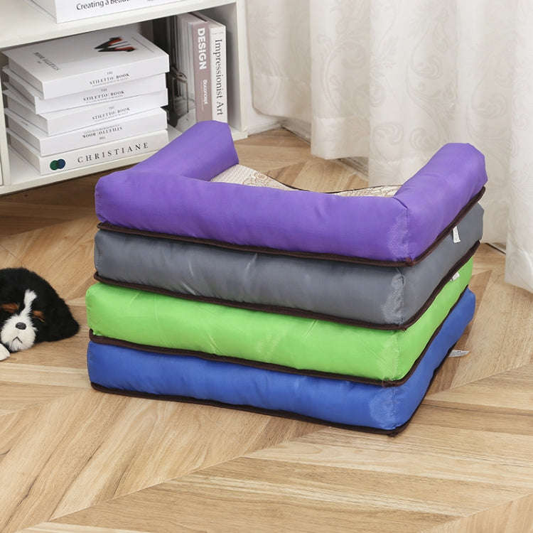 Pet Breathable And Cooler Mat Pet Bed, Specification: S(Blue)