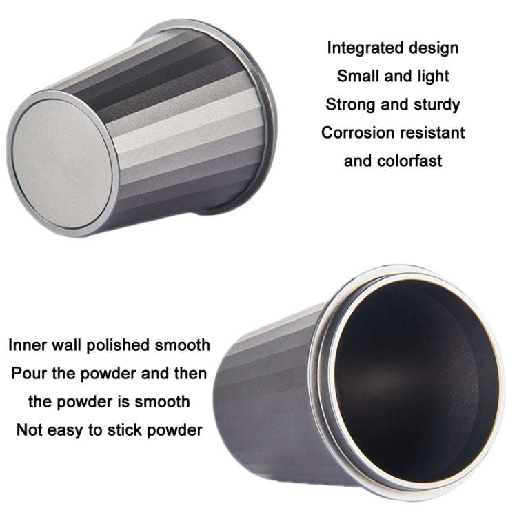 Coffee Machine Powder Cup Sieve Brewing Head Appliance, Color: Dark Black (51mm)