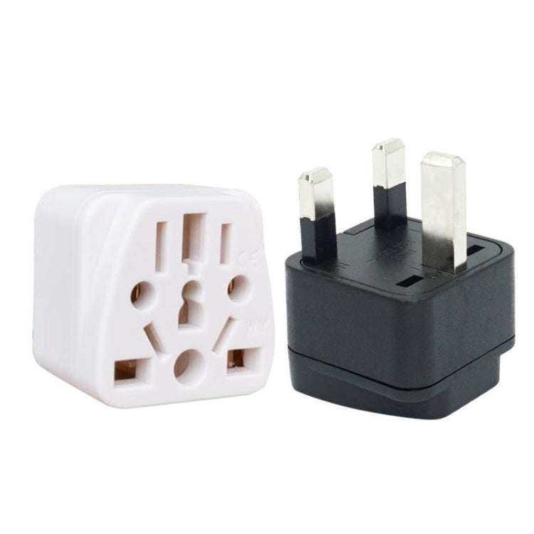 2 PCS WY-7 10A 250V UK Plug Converter(White)