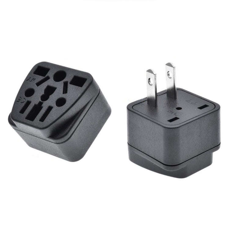 10 PCS WY-6 10A 250V Porous US Conversion Plug(Black)