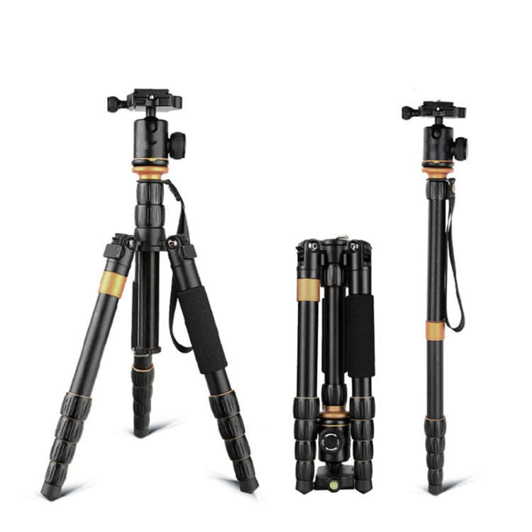QingZhuangShiDai Q999S Portable Projector Photography Camera Live Gimbal Tripod(Black)