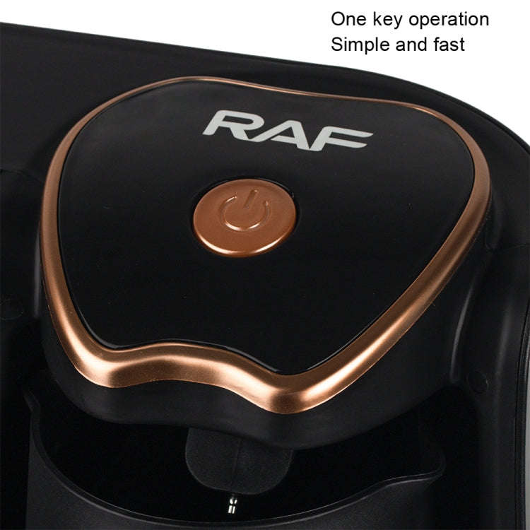 RAF R.109 Household Heating Coffee Pot Portable Office Coffee Tea Maker, EU Plug(Black Gold)