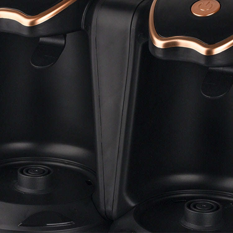 RAF R.109 Household Heating Coffee Pot Portable Office Coffee Tea Maker, EU Plug(Black Gold)