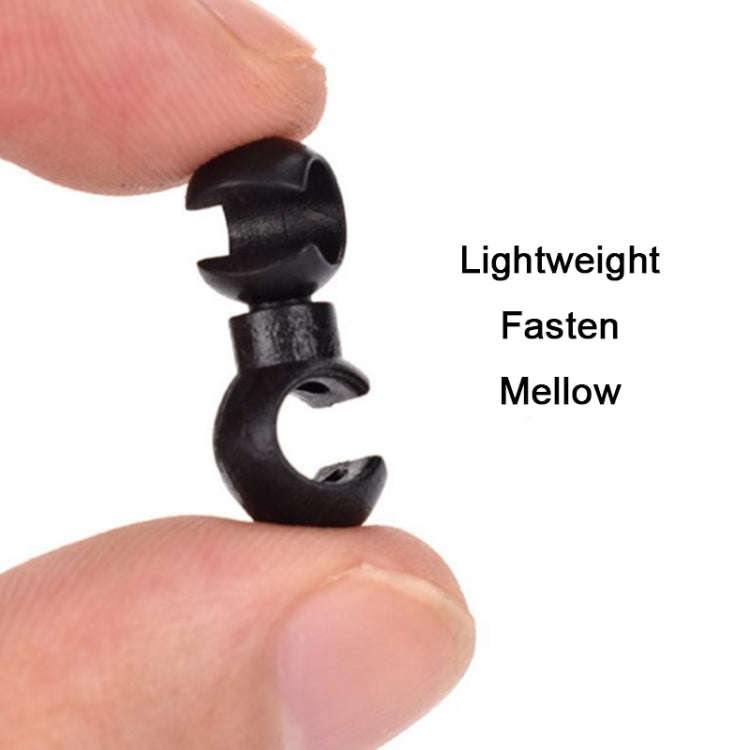 10 PCS Bicycle Handcuffs Type Shift Cable Buckle(Random Color Delivery)