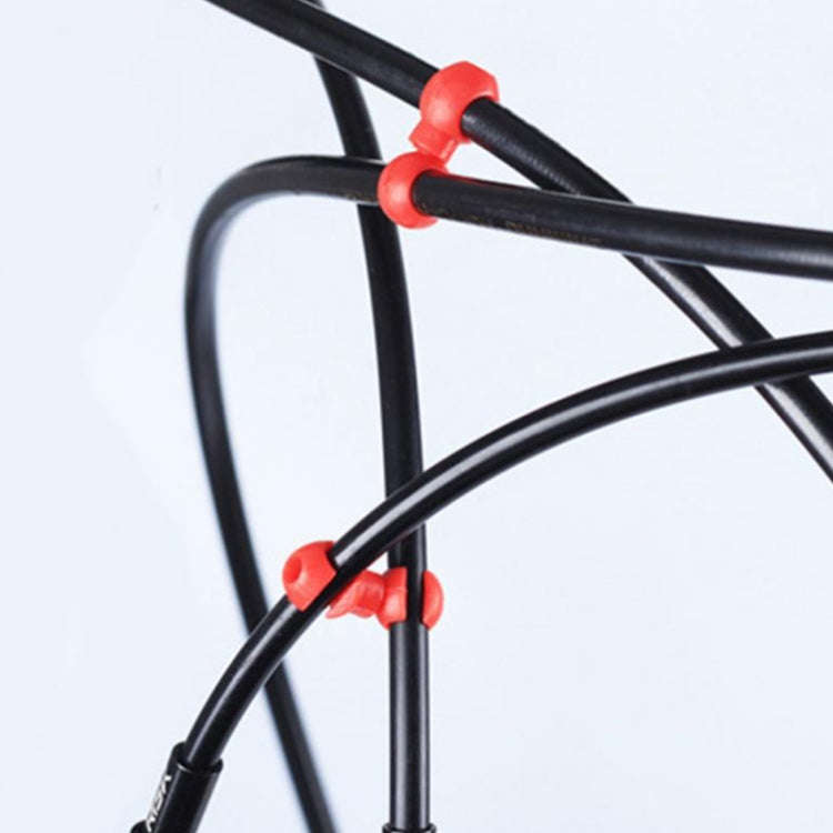 10 PCS Bicycle Handcuffs Type Shift Cable Buckle(Random Color Delivery)