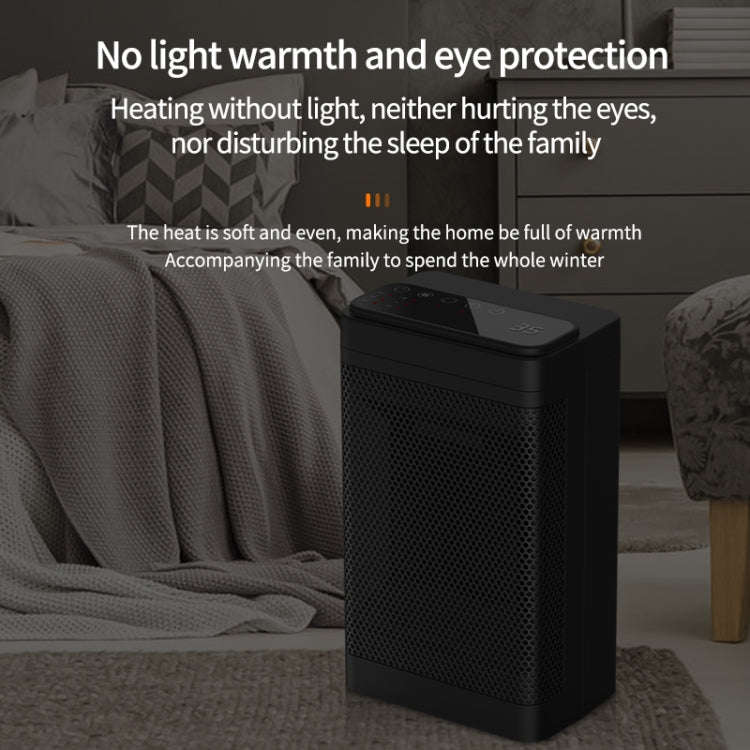 Office Household Mute Desktop Shaking Head Electric Heaters, Spec: Knob (EU Plug)