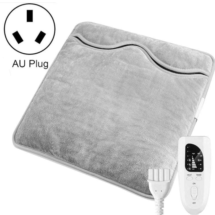 60W  Electric Feet Warmer For Women Men Pad Heating Blanket AU Plug 240V(Silver Gray)