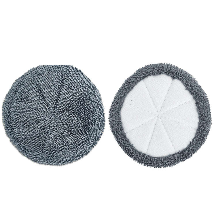 For ECOVACS DEEBOT N9+ 2pcs Robot Vacuum Cleaner Steam Mop Cloth,Style Full Hair Gray Rag