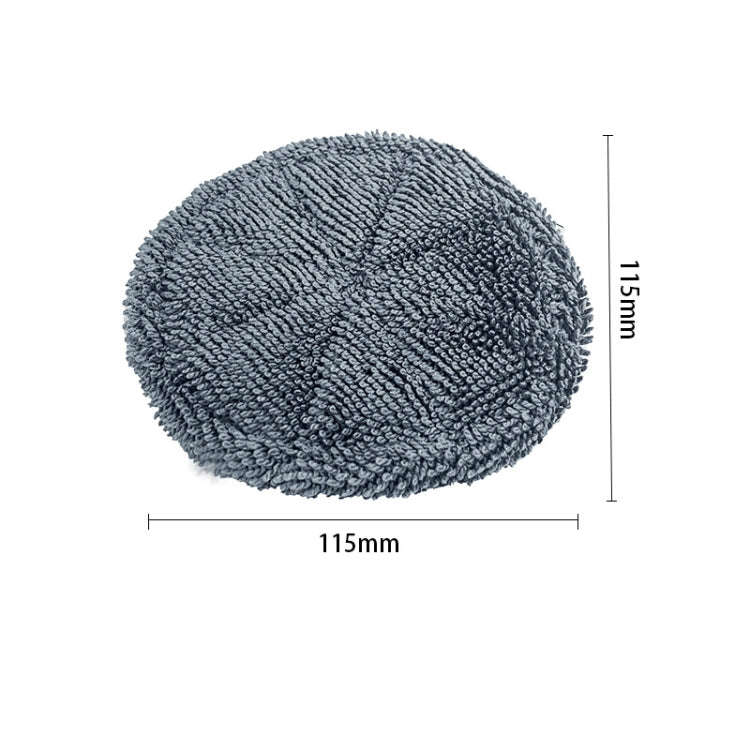 For ECOVACS DEEBOT N9+ 2pcs Robot Vacuum Cleaner Steam Mop Cloth,Style Full Hair Gray Rag