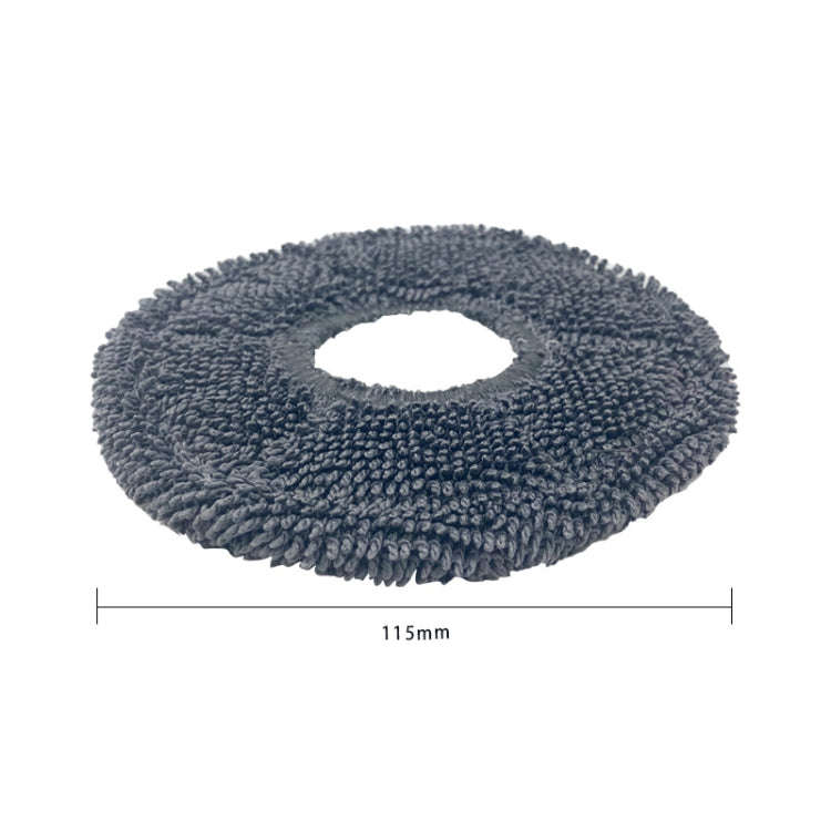 For ECOVACS DEEBOT N9+ 2pcs Robot Vacuum Cleaner Steam Mop Cloth,Style Gray Rag