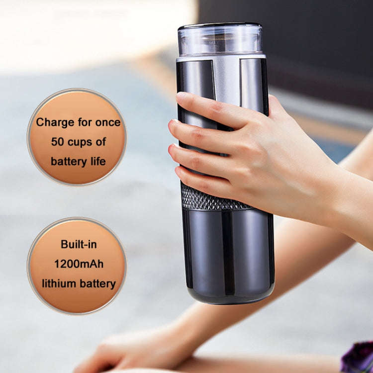 Fully Automatic Portable Wireless Coffee Machine(Black)