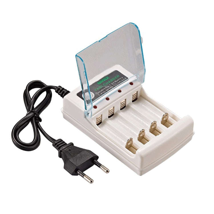 BMAX 4 Slot Independent AA/AAA Battery Charging Seat(EU Plug)