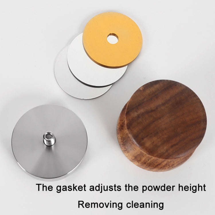 53 mm Pear Wood Stainless Steel Coffee Compressor