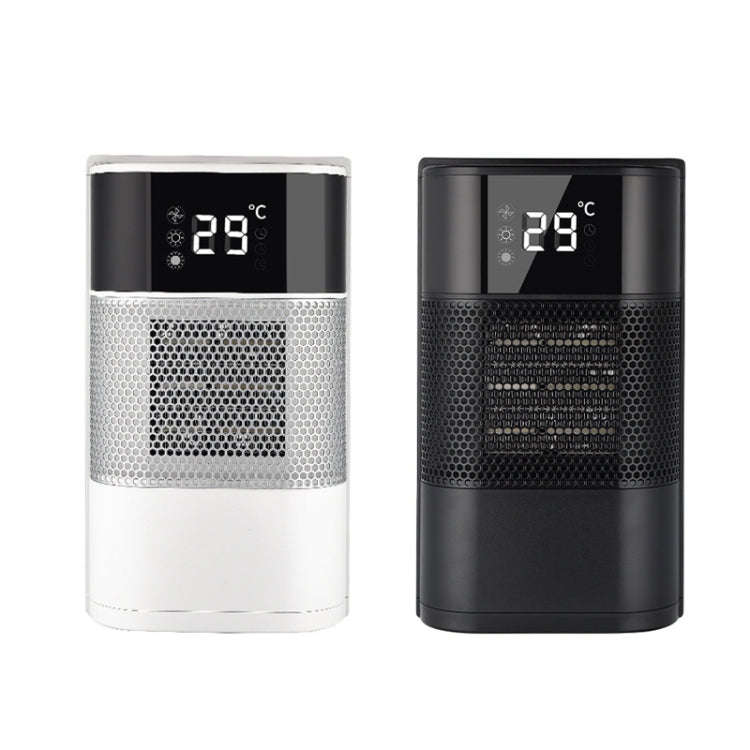N8 Table Air Heater Indoor Quick Heat Energy Saving Electric Heater,  Specification: EU Plug(Black)