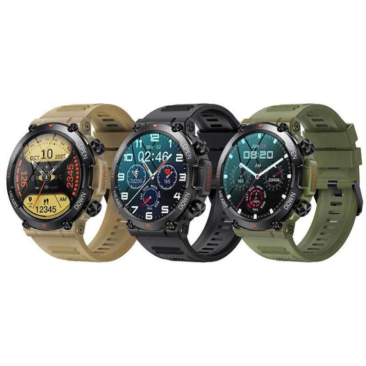 K56Pro 1.39 Inch Heart Rate/Blood Pressure/Blood Oxygen Monitoring Smart Calling Watch(Black)