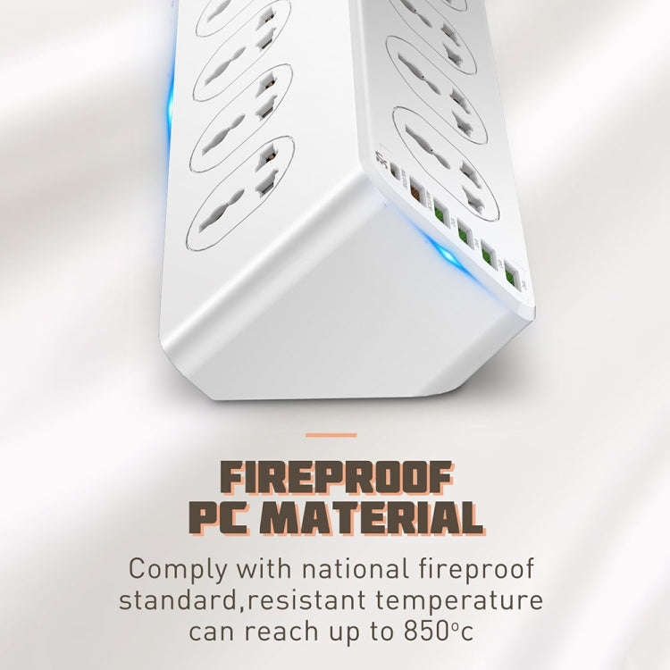 LDNIO SC10610 30W 10+6 Ports Multifunctional Travel Home Office Fast Charging Socket, Spec: EU Plug