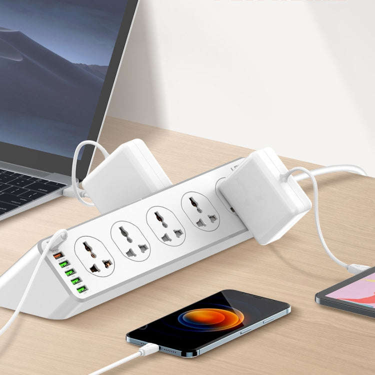 LDNIO SC10610 30W 10+6 Ports Multifunctional Travel Home Office Fast Charging Socket, Spec: EU Plug