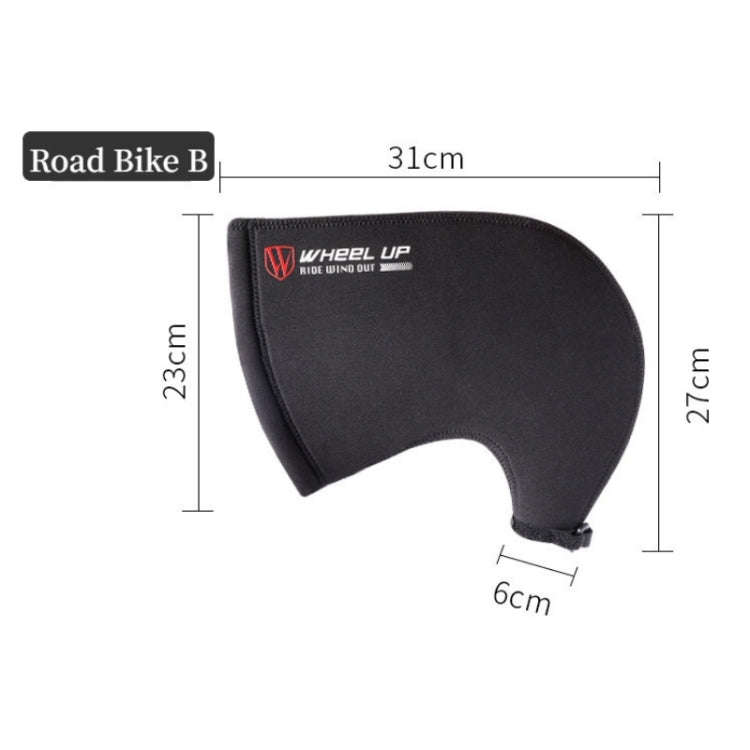 WHEEL UP Winter Bike Handlebar Gloves Bicycle Bar Thermal Mittens,Style: Road Bike Reflective