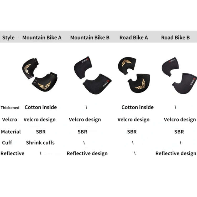 WHEEL UP Winter Bike Handlebar Gloves Bicycle Bar Thermal Mittens,Style: Road Bike Reflective