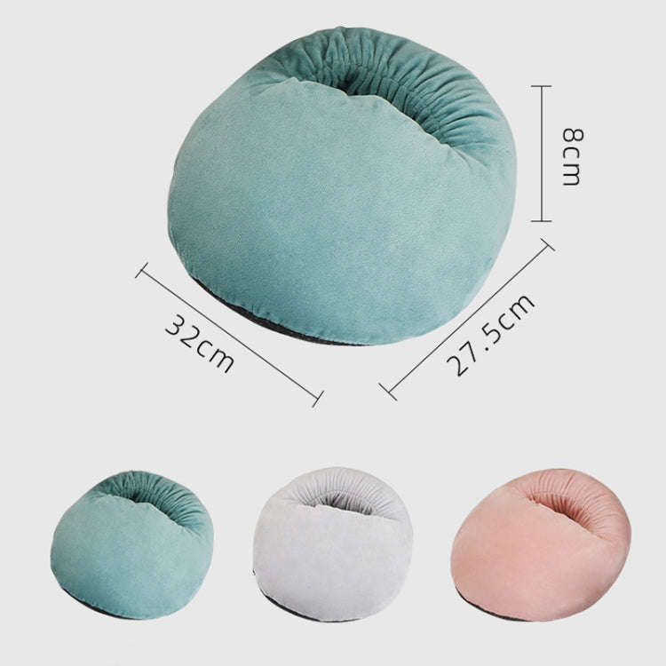 USB Heating Foot Warmer Comfortable Plush Foot Warmer(Ink Green)