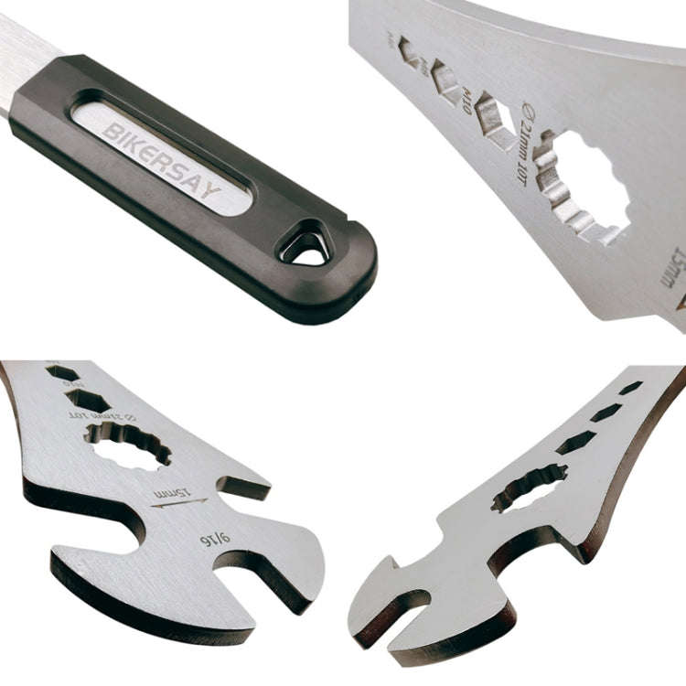 BIKERRSAY Multifunctional Extended Bicycle Pedal Wrench(BT034S)