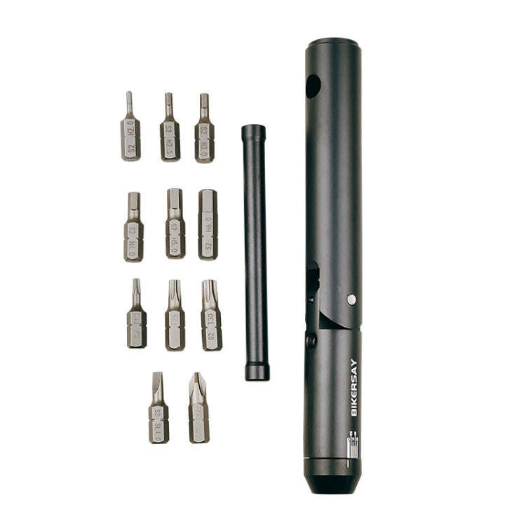 BIKERSAY BT081 Multifunction Bike Repair Torsion Wrench Set(Black)