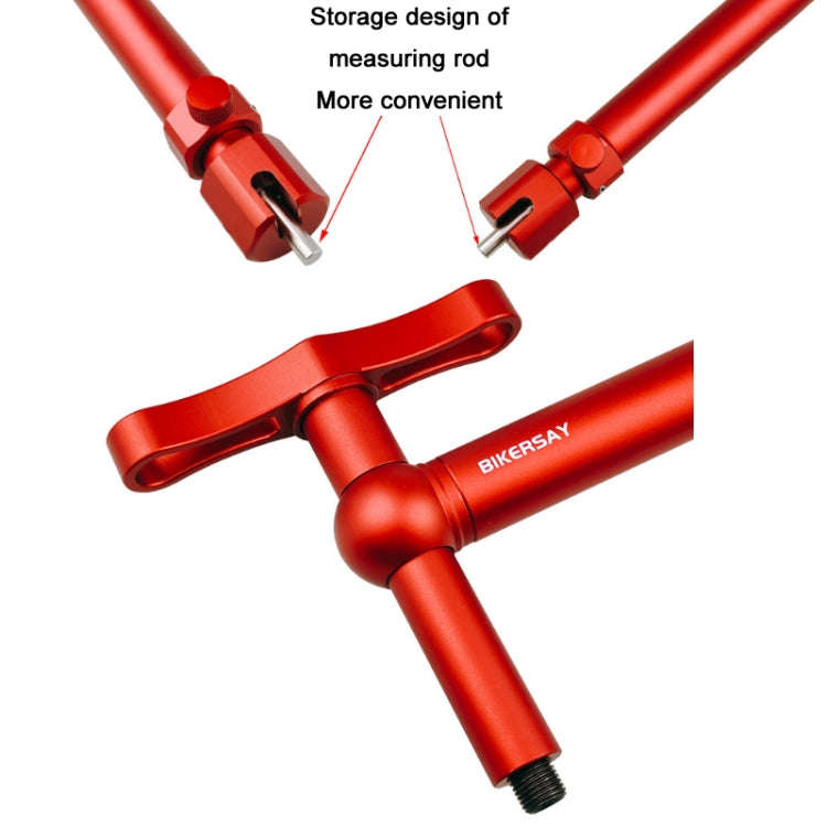 BIKERSAY Bicycle Wheelset Rear Change Lug Tail Hook Correction Tool, Color: BT053S Black