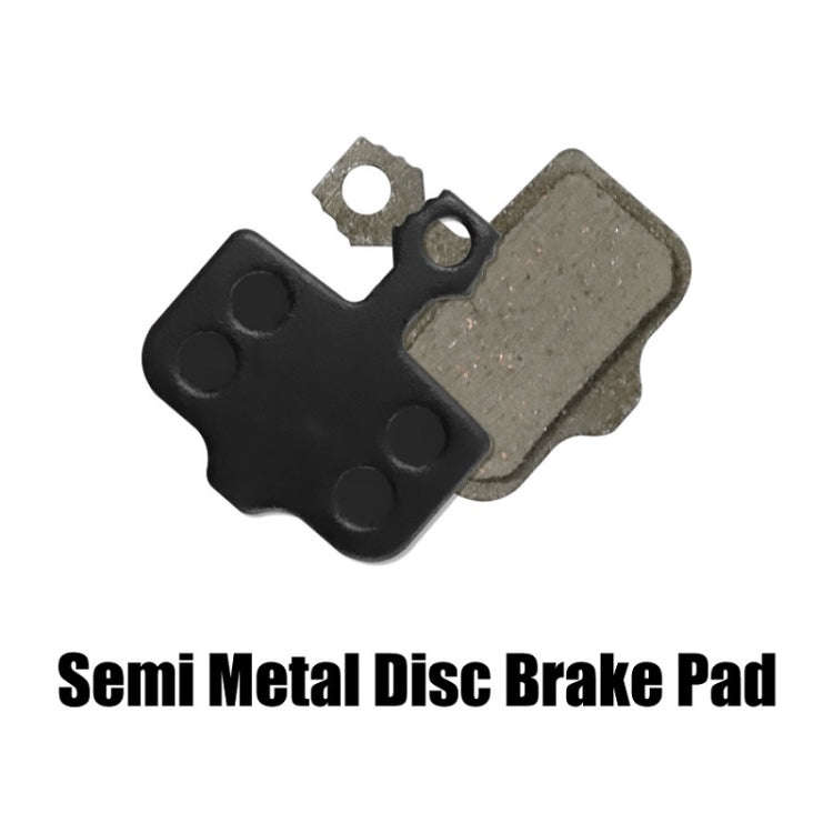 Mountain Bike Resin Semi-Metal Brake Pads(Black)