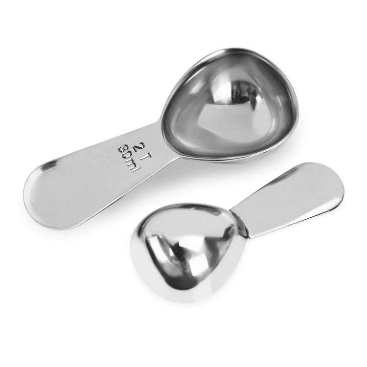 YG-MC12 304 Thickened Stainless Steel Coffee Spoon Scales Scaling Spoon, Specification: Small