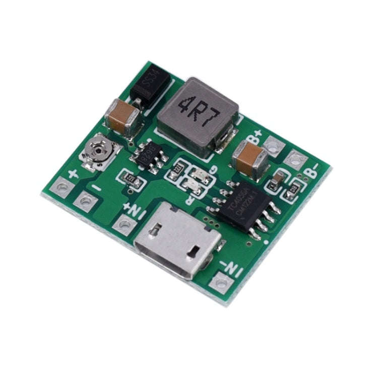 3.7V 18650 Single Cell Lithium Battery Adjustable Boost Voltage Converter Module With Charging Ci...