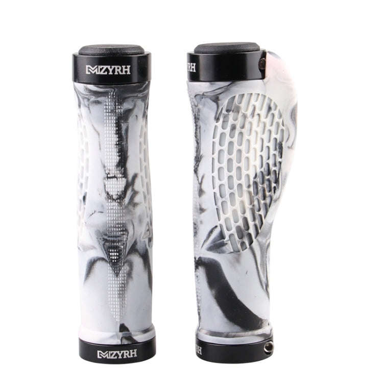MZYRH 1pair Mountain Bike Bicycle Handlebar Grips Protective Covers(Black and White)
