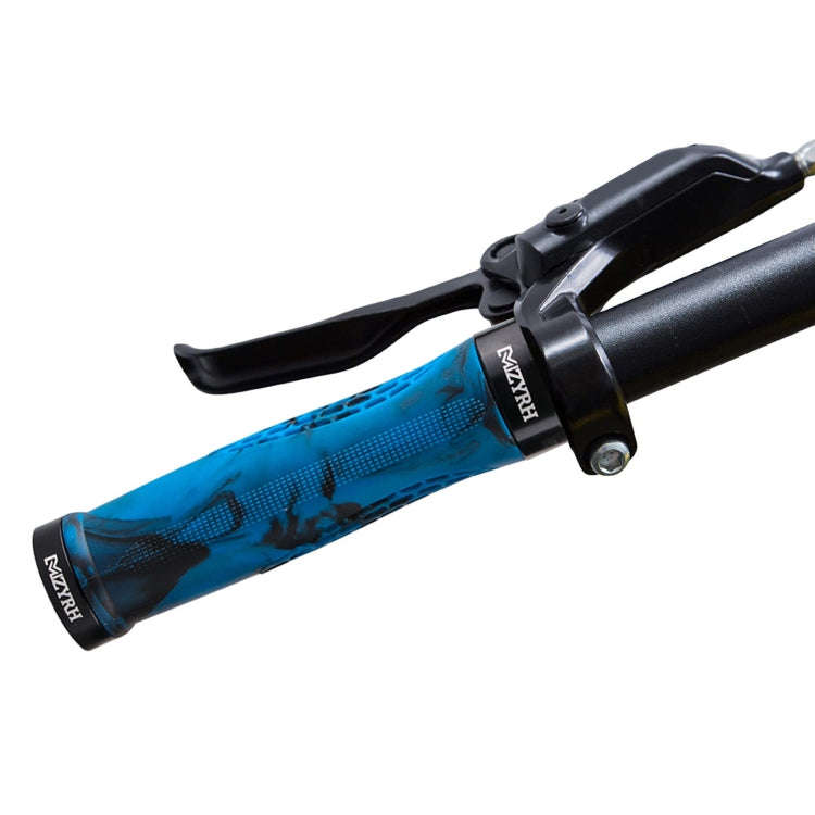 MZYRH 1pair Mountain Bike Bicycle Handlebar Grips Protective Covers(Black Blue)