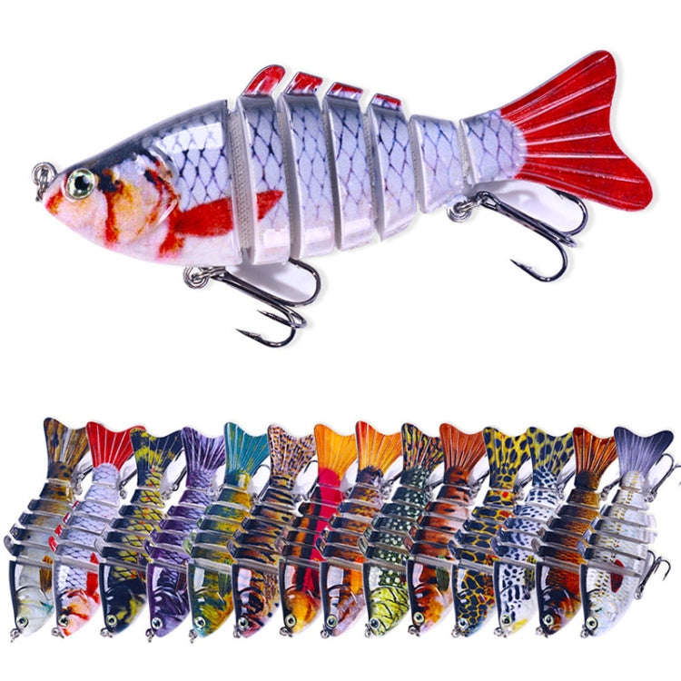 HENGJIA JM062 7 Section Fish Fake Lures VIB Minnow Fishing Lures, Size: 10cm 15g(10)