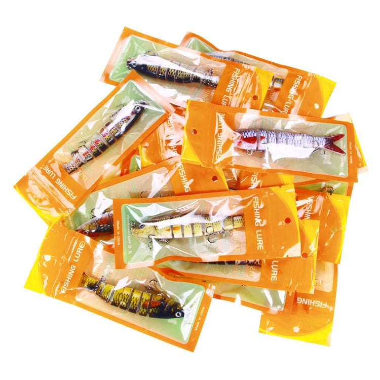 HENGJIA JM063 Multi-Section Fake Bait 8 Section Sinker Lures, Size: 13.4cm 18g(9)