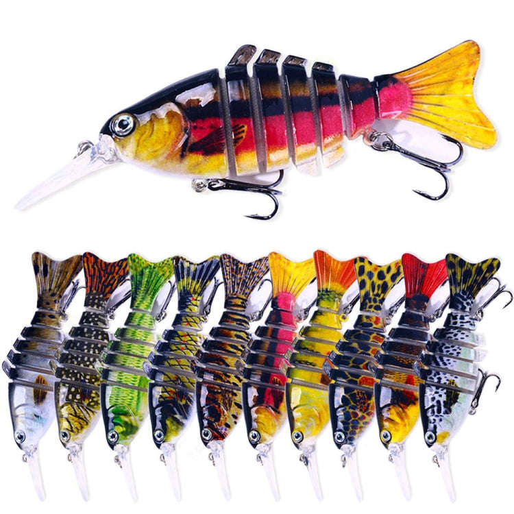 HENGJIA JM065 12cm Luya Fishing Gear Bait Multi-Section Fish Sinking Lure(3)