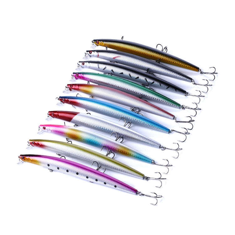 HENGJIA MI101 18cm 26g Long-distance Casting Sea Fishing Fake Lures Minnow Baits, Color: 9
