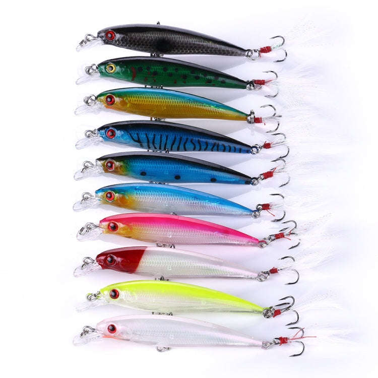 HENGJIA MI094 Simulation Laser Fake Lures Minnow Fishing Baits, Color: 1