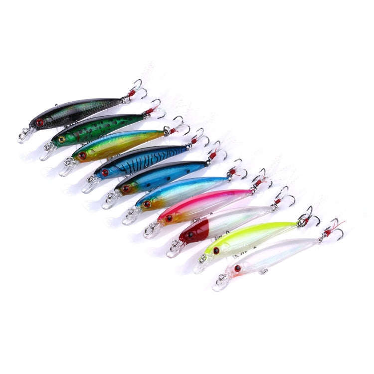 HENGJIA MI094 Simulation Laser Fake Lures Minnow Fishing Baits, Color: 1