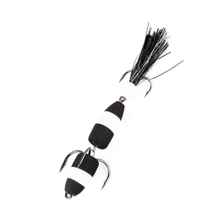 W.P.E PMG-M Foam Hook Soft Worm Bait Three Anchor Hook Fake Lures, Size: M(33)