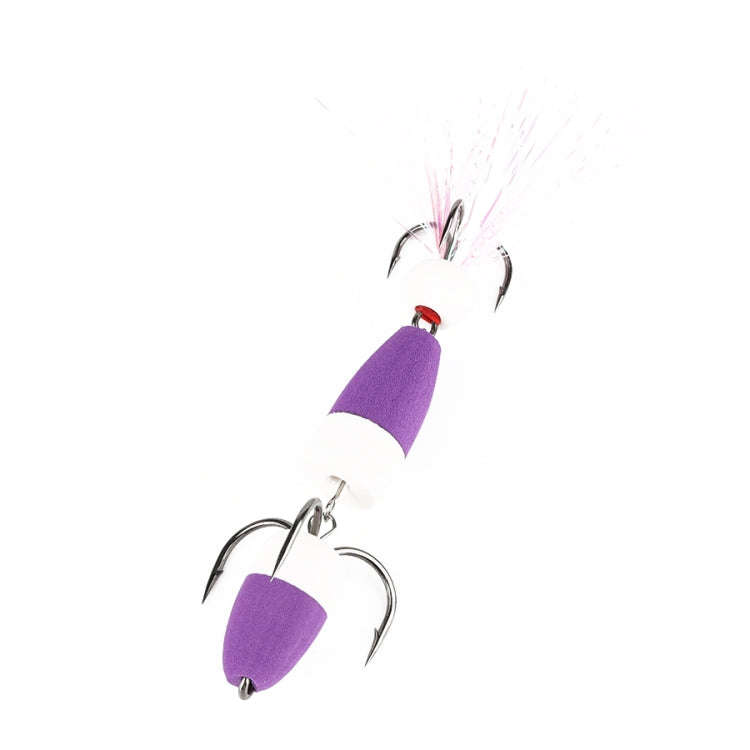W.P.E PMG-M Foam Hook Soft Worm Bait Three Anchor Hook Fake Lures, Size: M(38)
